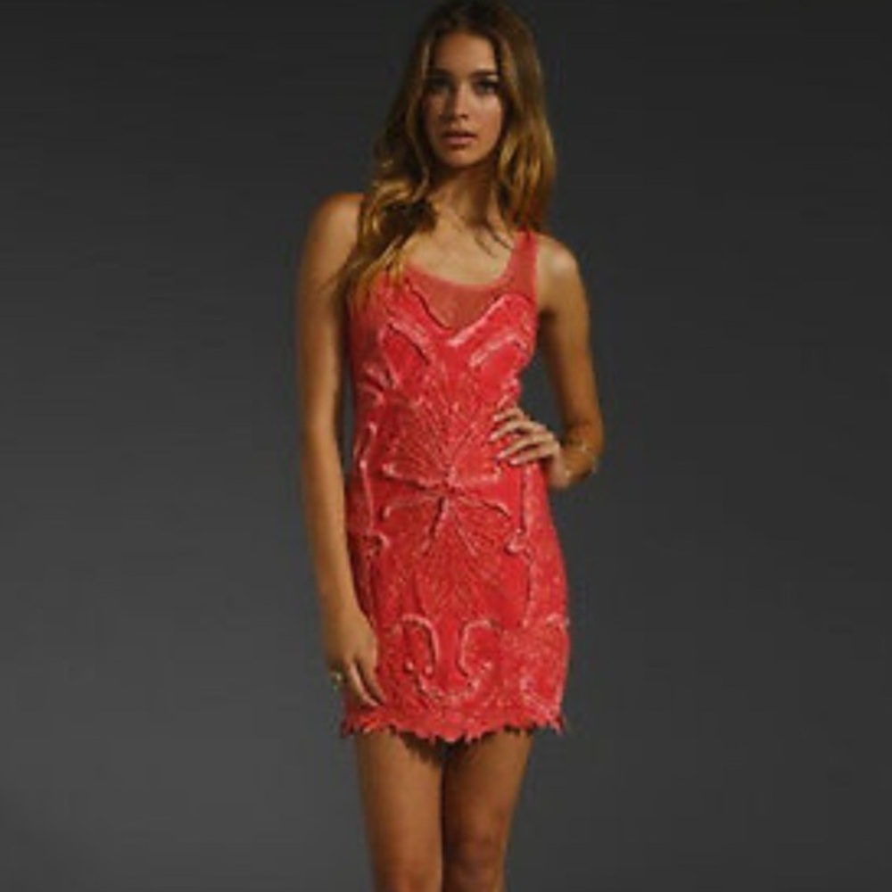 Free People ice ice baby pink lemonade dress
